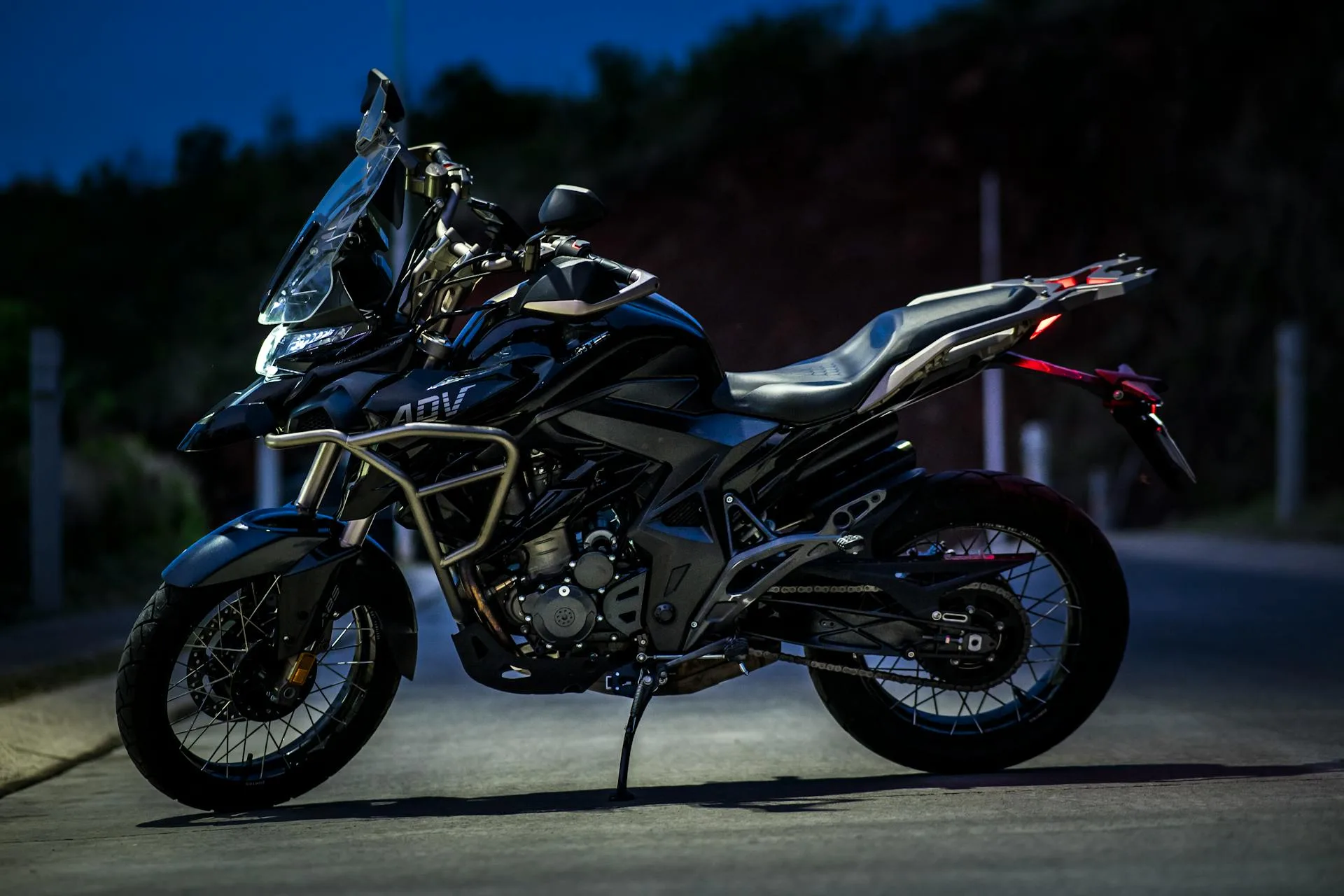 Motorcycle open road