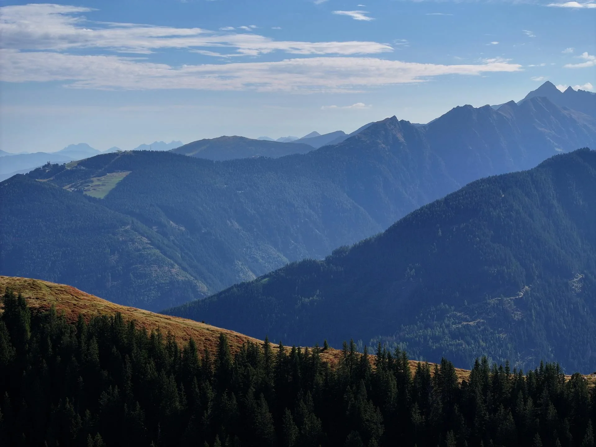Mountain valley landscape