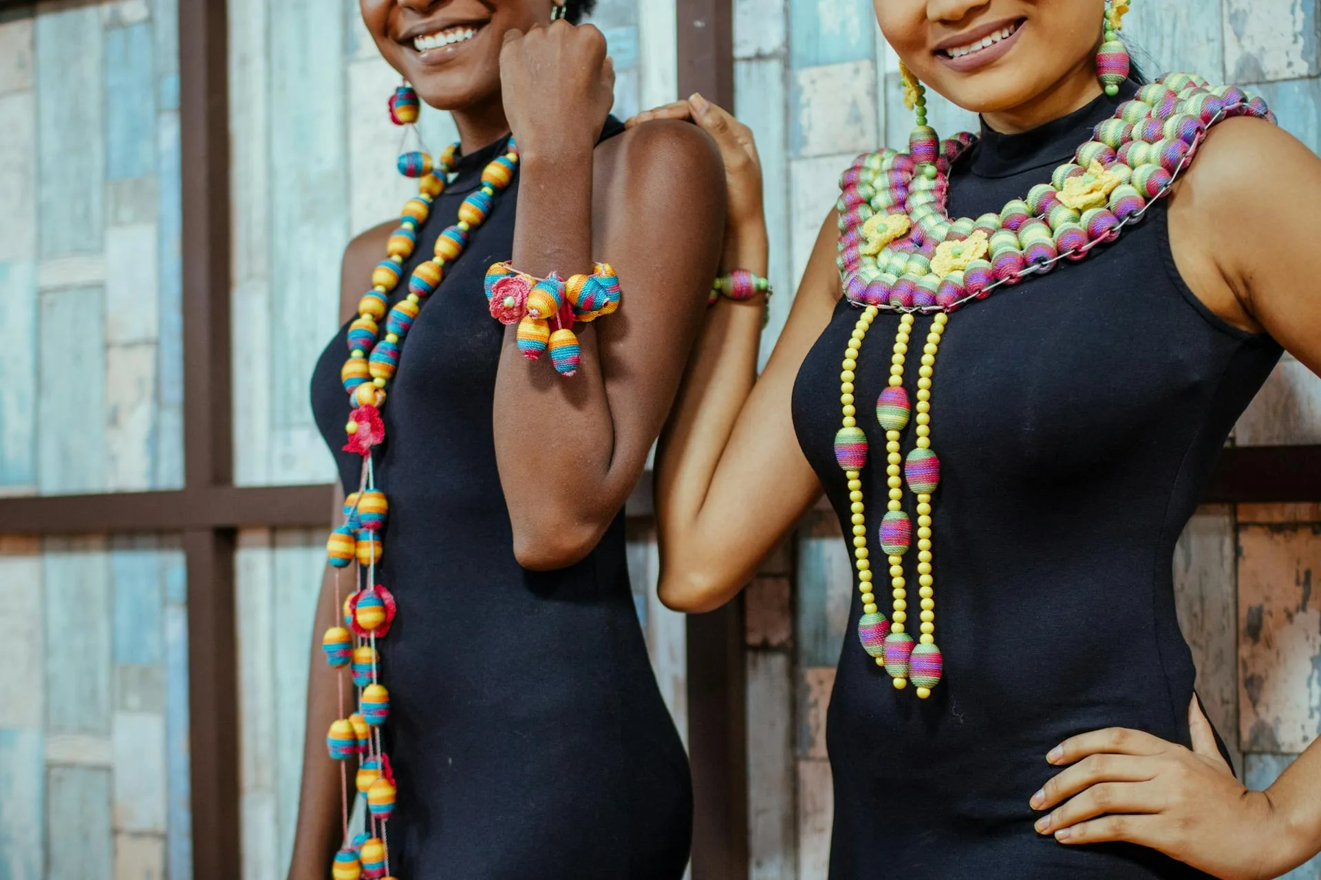 Beaded necklace traditional