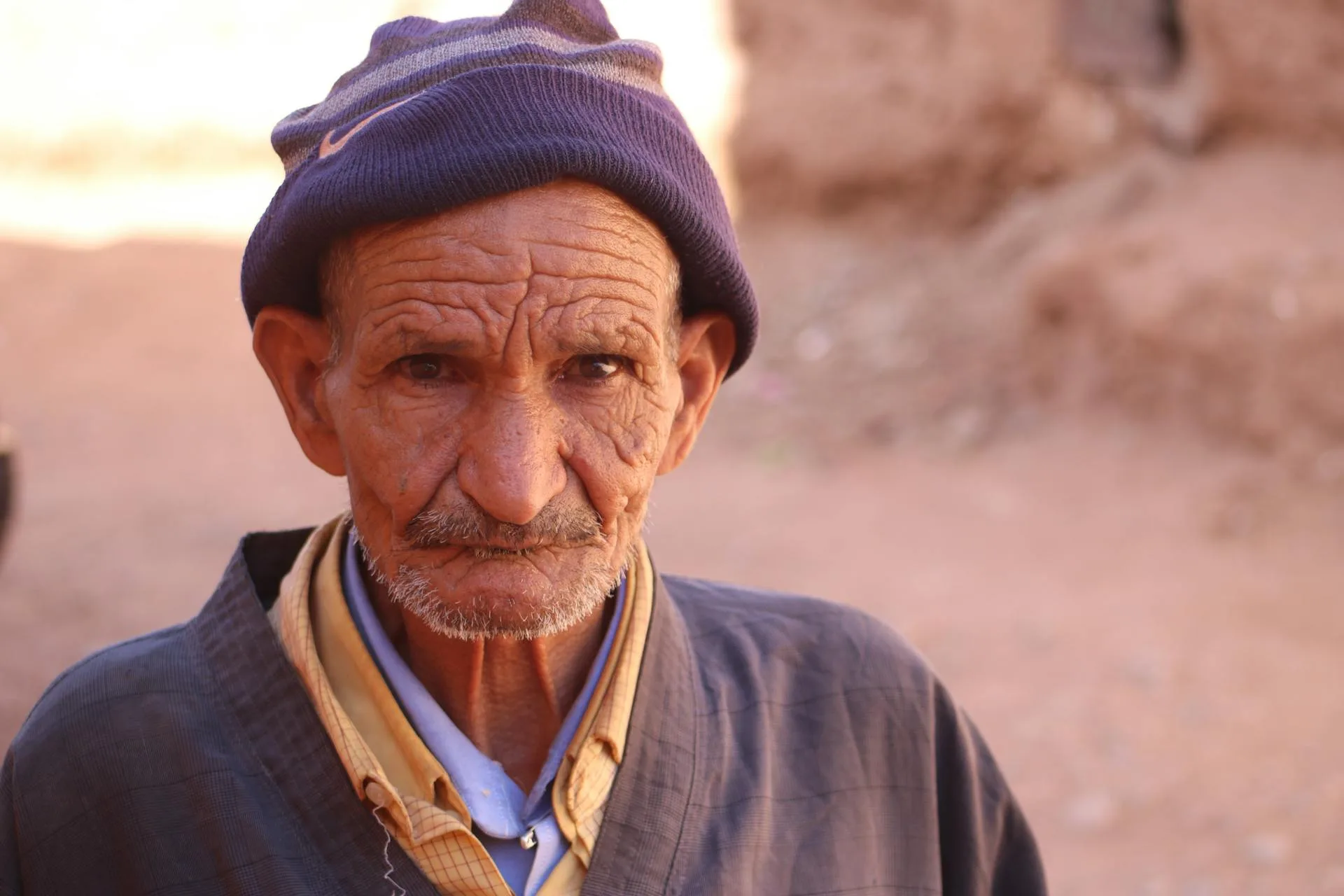 Elderly village man