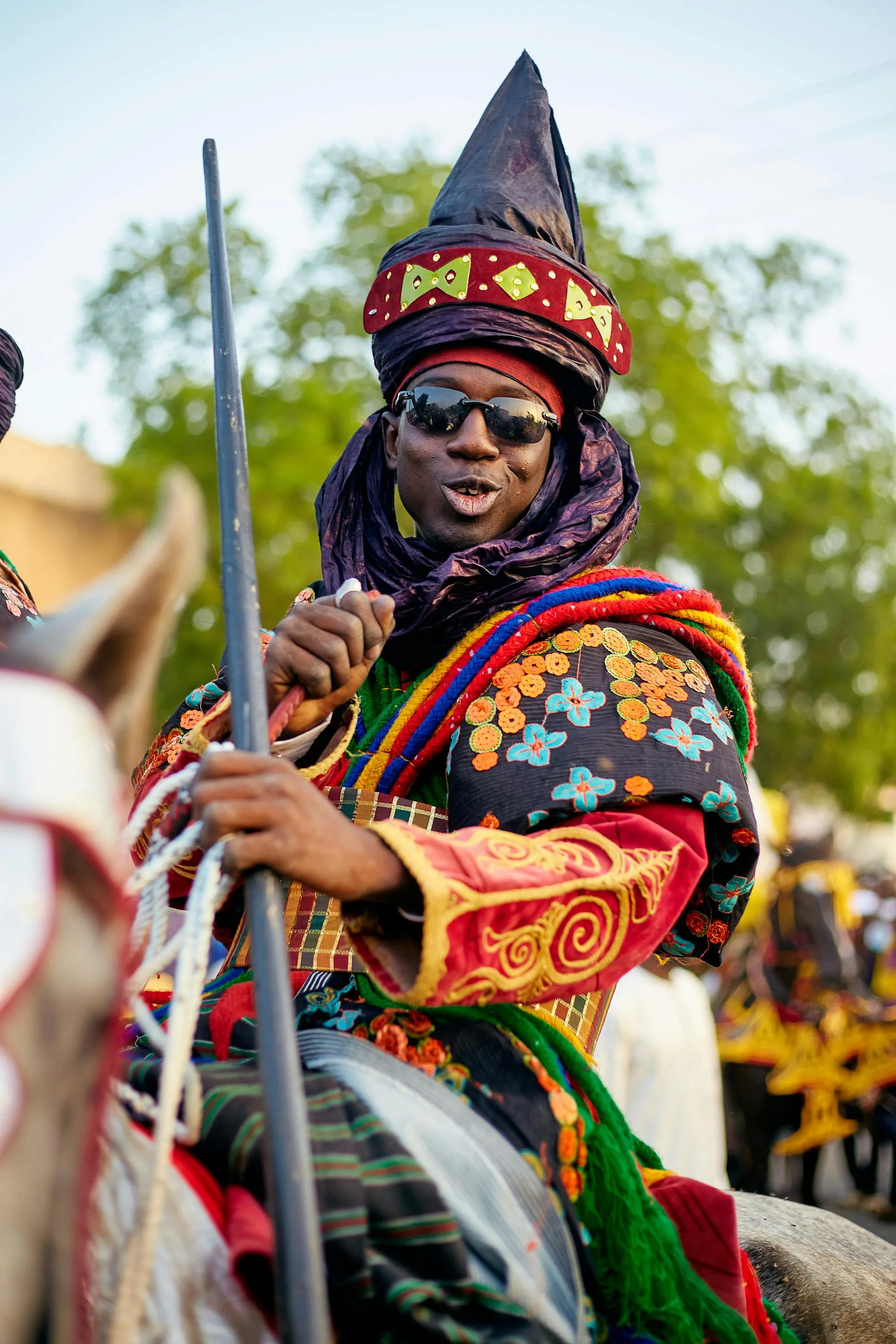 Colorful traditional costume