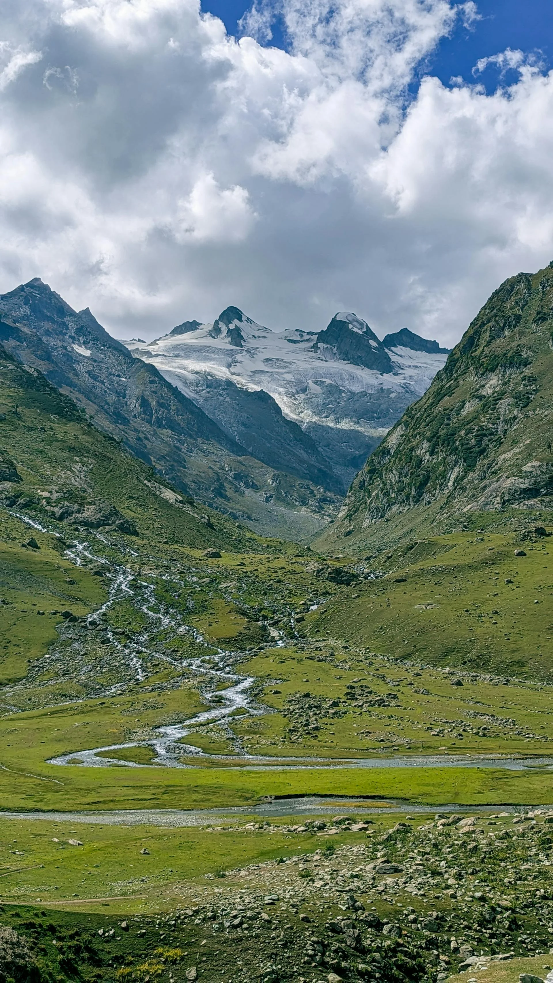 Alpine valley stream