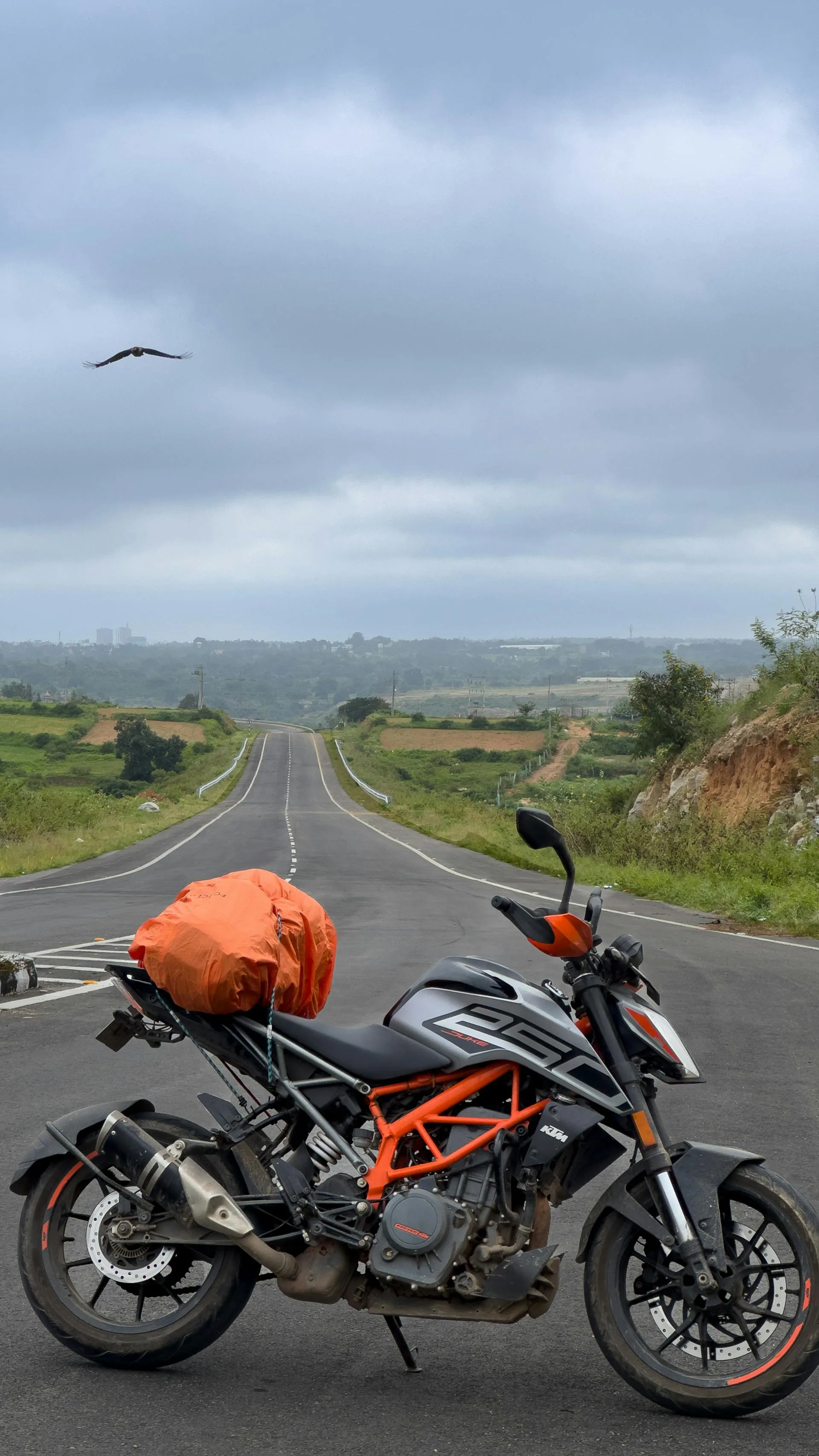 Motorcycle open road