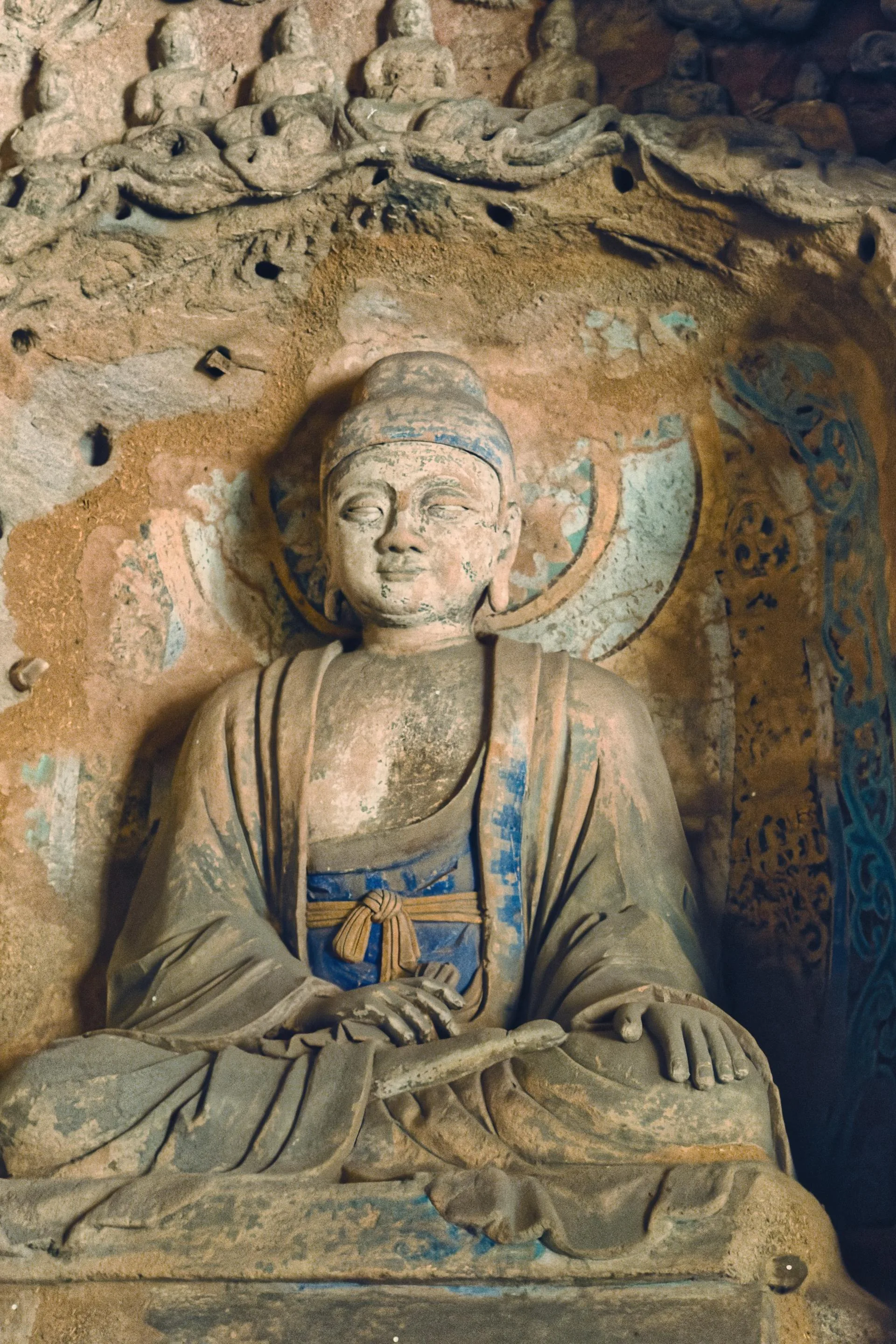 Ancient buddha statue