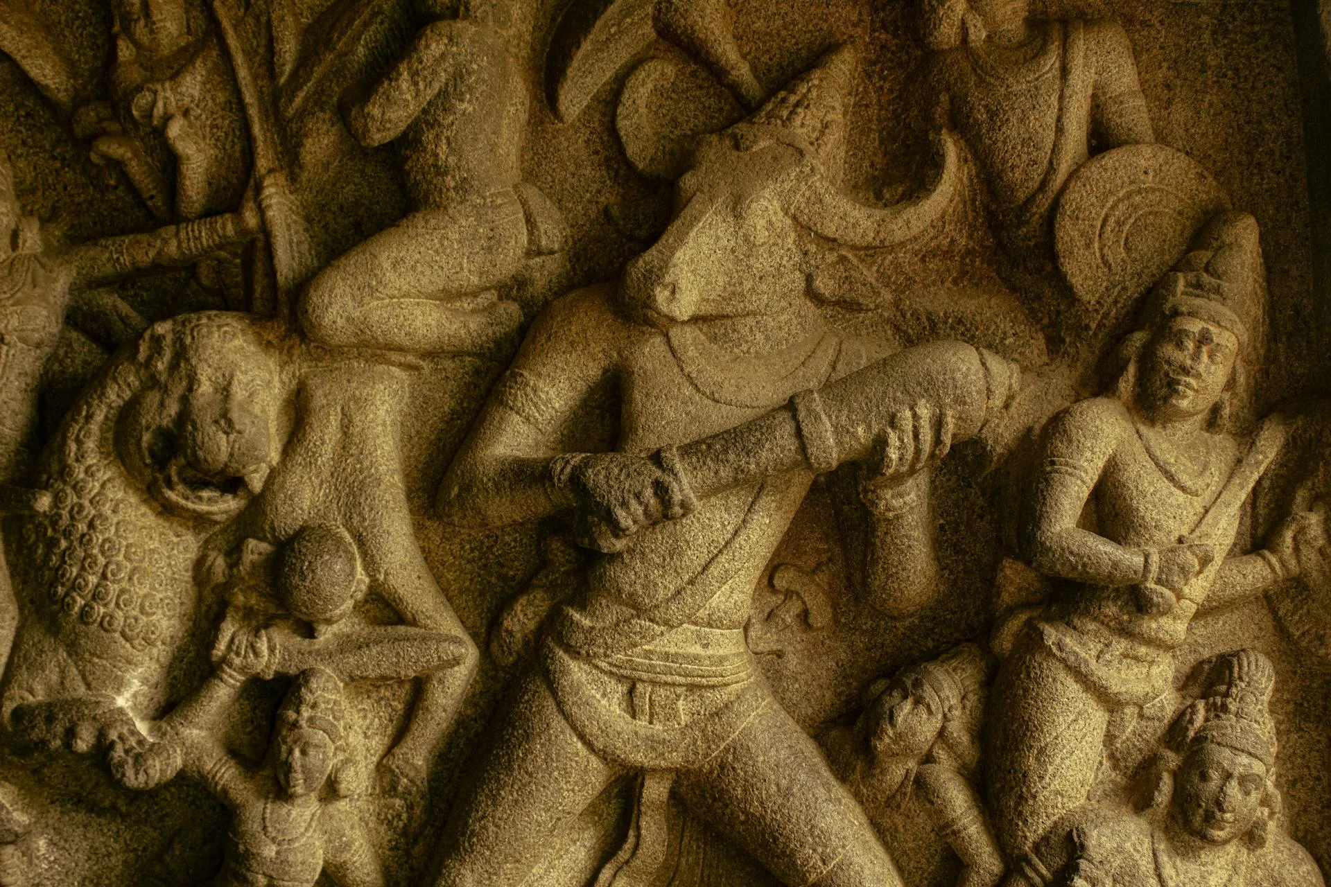 Ancient stone carvings